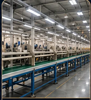 Conveyor & Line Setup at Haolinchen factory