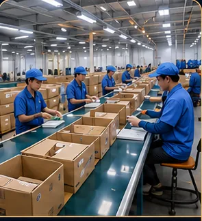 Final Packing Line at Haolinchen factory
